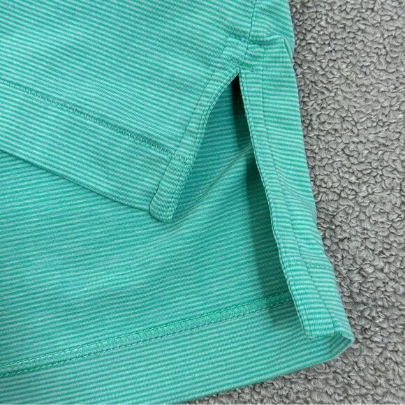 Peter Millar Summer Comfort Jubilee Stripe Polo Shirt Green XL - Picture 7 of 11